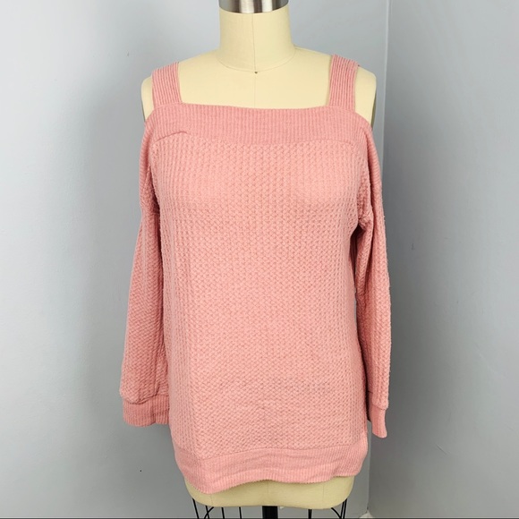 Design Lab Lord & Taylor Tops - Lord & Taylor Design Lab Cold Shoulder Top